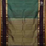 Pure Silk Sarees - Dark Green SASPS38689 - Image 3