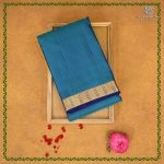 Pure Silk Sarees - Dual Shade Peacock Blue SASPS38692