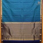 Pure Silk Sarees - Dual Shade Peacock Blue SASPS38692 - Image 3
