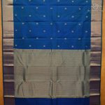 Pure Silk Sarees - Dual Shade Peacock Blue SASPS38694 - Image 3