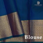 Pure Silk Sarees - Dual Shade Peacock Blue SASPS38694 - Image 2
