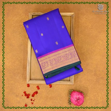 Pure Silk Sarees - Dark Indigo SASPS38698