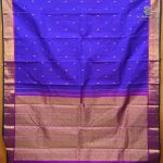 Pure Silk Sarees - Dark Indigo SASPS38698 - Image 3