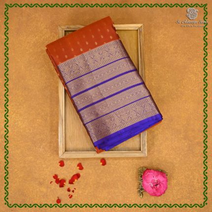Pure Silk Sarees - Rust Orange SASPS38699