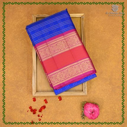 Pure Silk Sarees - Navy Blue SASPS38701