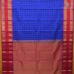 Pure Silk Sarees - Navy Blue SASPS38701 - Image 3