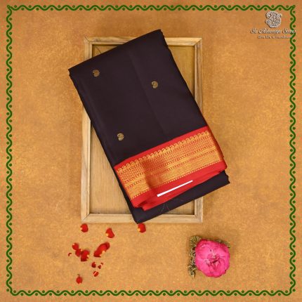 Pure Silk Sarees - Deep Brown SASPS38704
