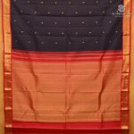 Pure Silk Sarees - Deep Brown SASPS38704 - Image 3