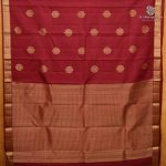 Pure Silk Sarees - Dark Maroon SASPS38713 - Image 3