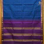 Pure Silk Sarees - Dual Shade Peacock Blue SASPS38716 - Image 3
