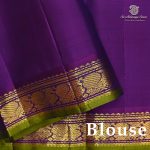 Pure Silk Sarees - Dual Shade Peacock Blue SASPS38716 - Image 2