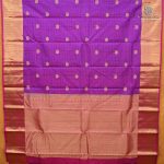 Pure Silk Sarees - Dual Shade Purple SASPS38717 - Image 3