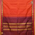Pure Silk Sarees - Scarlet Orange SASPS38718 - Image 3