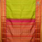 Pure Silk Sarees - Chartreuse Yellow SASPS38720 - Image 3