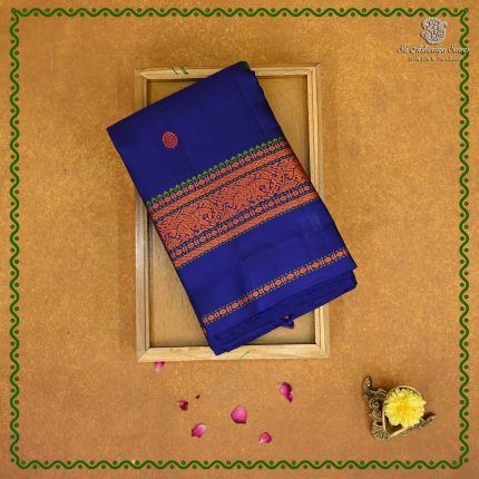 Pure Silk Sarees - Dark Navy Blue SASPS38724