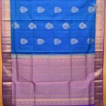 Pure Silk Sarees - Dual Shade Peacock Blue SASPS38728 - Image 3