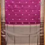 Pure Silk Sarees - Dark Majenta Pink SASPS38732 - Image 3