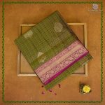 Pure Silk Sarees - Dual Shade Silk Olive SASPS38734