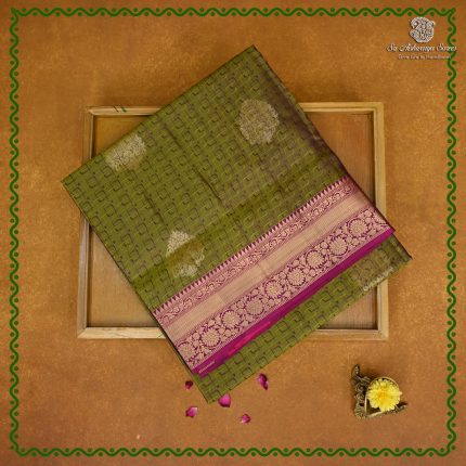 Pure Silk Sarees - Dual Shade Silk Olive SASPS38734
