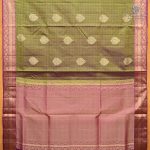 Pure Silk Sarees - Dual Shade Silk Olive SASPS38734 - Image 3