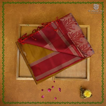 Pure Silk Sarees - Silk Olive Brown SASPS38736