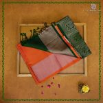 Pure Silk Sarees - Dual Shade Orange With Pink SASPS38737