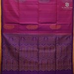 Pure Silk Sarees - Dual Shade Burgundy SASPS38738 - Image 3