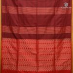 Pure Silk Sarees - Red and Black SASPS38759 - Image 3