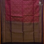 Pure Silk Sarees - Grape Purple SASPS38764 - Image 3