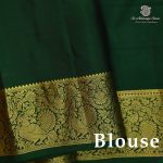 Pure Silk Sarees - Dark Indigo SASPS38775 - Image 2