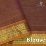 Silk Cotton Sarees Simple – Dark Jamun Purple SAS0038780 - Image 2