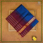 Silk Cotton Sarees Simple – Peacock Blue SAS0038781