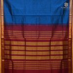 Silk Cotton Sarees Simple – Peacock Blue SAS0038781 - Image 3