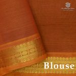 Silk Cotton Sarees Simple – Dark Brown SAS0038782 - Image 2