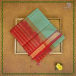 Silk Cotton Sarees Simple – Dual Shade Pista Green SAS0038789