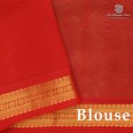 Silk Cotton Sarees Simple – Dual Shade Pista Green SAS0038789 - Image 2