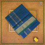 Silk Cotton Sarees Simple – Dual Shade Blue SAS0038791