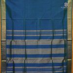 Silk Cotton Sarees Simple – Dual Shade Blue SAS0038791 - Image 3