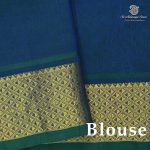 Silk Cotton Sarees Simple – Dual Shade Blue SAS0038791 - Image 2