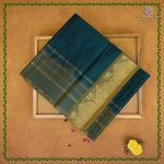 Silk Cotton Sarees Simple – Dark Teal SAS0038793