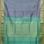 Silk Cotton Sarees Simple – Gray SAS0038794 - Image 3