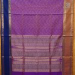 Silk Cotton Sarees – Dual Shade Purple SAS0038797 - Image 3