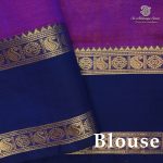 Silk Cotton Sarees – Dual Shade Purple SAS0038797 - Image 2