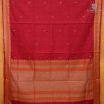 Silk Cotton Sarees – Kumkum Red SAS0038801 - Image 3
