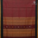 Silk Cotton Sarees – Dual Shade Maroon SAS0038811 - Image 3