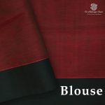 Silk Cotton Sarees – Dual Shade Maroon SAS0038811 - Image 2