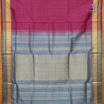 Silk Cotton Sarees – Burgundy SAS0038816 - Image 3