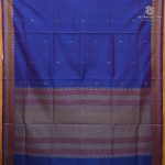 Silk Cotton Sarees – Dual Shade Blue SAS0038818 - Image 3