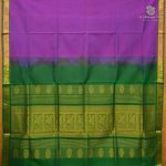 Silk Cotton Sarees – Dual Shade Purple SAS0038823 - Image 3