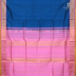 Silk Cotton Sarees – Peacock Blue SAS0038827 - Image 3